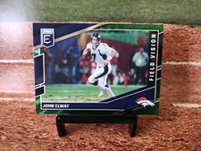 John Elway 2022 Panini Donruss Elite Field Vision Insert Green Parallel #FV10