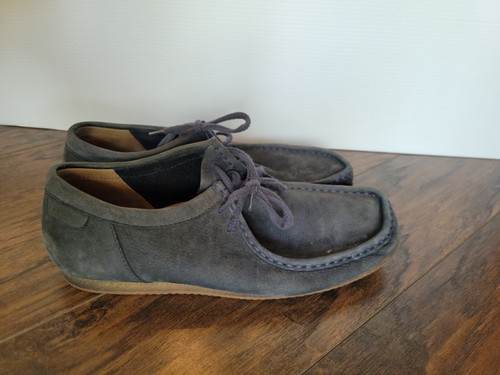 wallabees blue suede