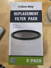 Future Way Replacement Filter Pack For Dyson HP01/HP02/DP01, 2 Pack, Open Box