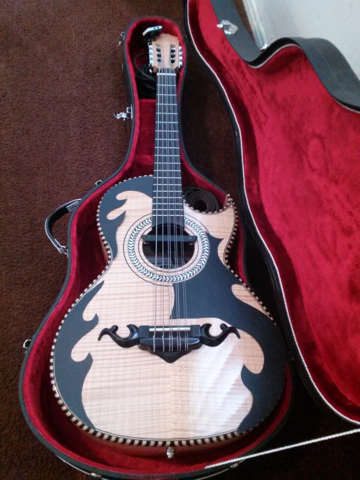 Micas Para Bajo Quinto Hernandez (Pickguards Only) Black Negras