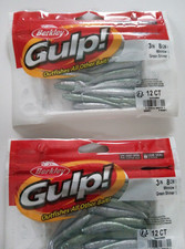 2 packs Berkley Gulp!, Minnow green shiner  3", 12 ct.