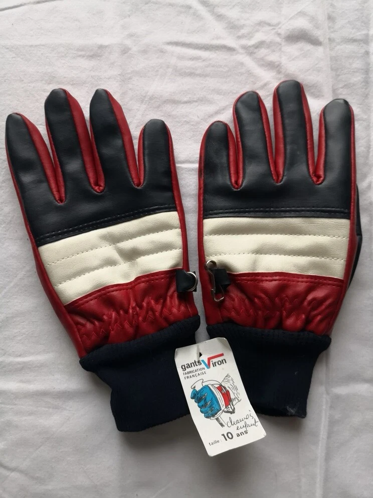 Vintage ski Neuf vélo BMX Gants Enfants TAILLE 10 ANS