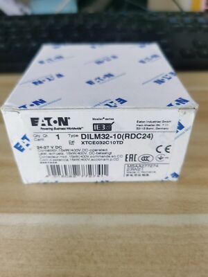 1PCS New     DILM32-10 RDC24 XTCE032C10TD Contactor 24-27VDC Brand #WD6