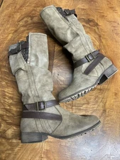 SO Authentic Women’s 8 American Heritage Brown Tall Zip Knee High Riding Boots