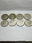 Kennedy 1965-1969 40% Silver Half Dollars Lot of  8