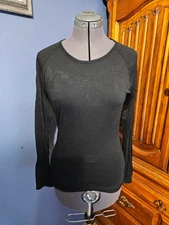 Seg’ments Women’s Size S 100% Merino Wool Long Sleeve Baselayer Thermal Top