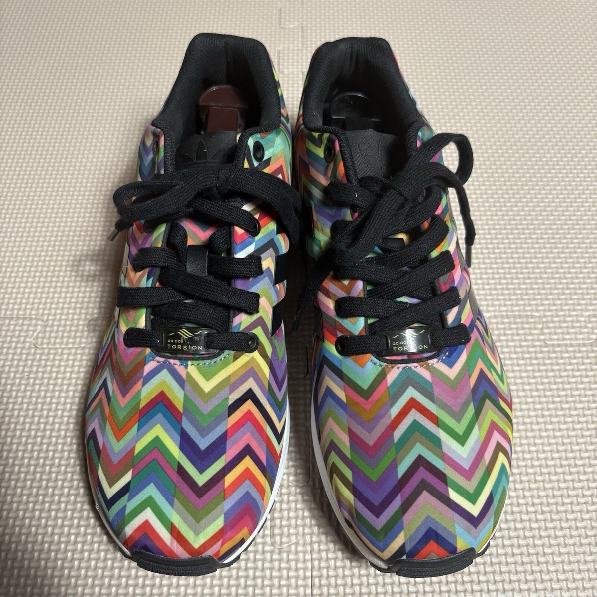 Buy Zx Flux Multicolour Chevron Prism Adidas Zx Flux Multicolor