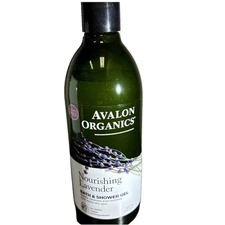 Avalon Organics Nourishing Lavender Bath & Shower Gel, 12 oz.