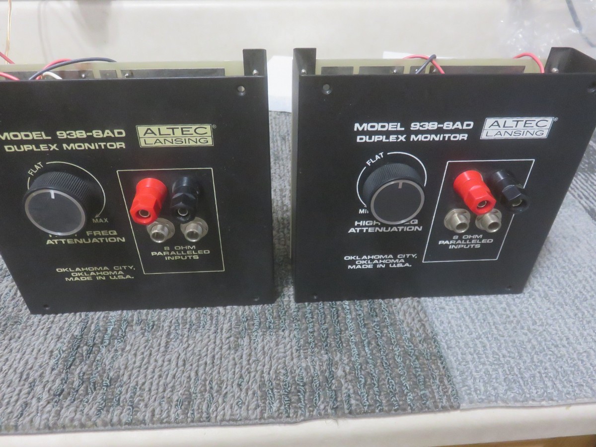 ALTEC CROSSOVER MODEL 938-8AD FOR THE 604-8H DUPLEX SPEAKER | eBay