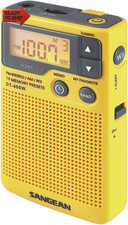 Sangean DT-400W AM/FM Digital Weather Alert Pocket Radio