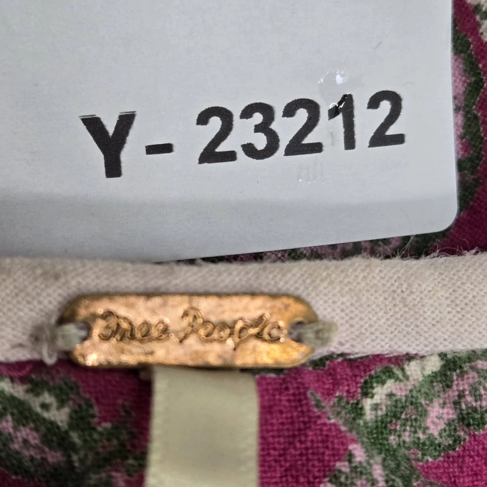 Free People Women Dress XL Pink Floral Mini Bohemian Wilder Days - Image 2 of 4