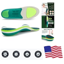 220 lbs High Arch Support Insert Metatarsal Pad Pain Relief Men Women Planta...