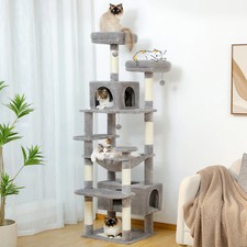 Large Cat Tree Tower Hammock Scratching Post Indoor Toys Multi Level