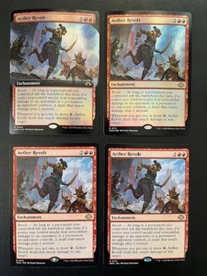 MTG- Aether Revolt x4 - MH3 (Two are FOIL)