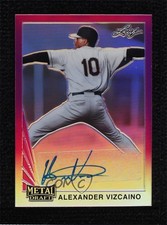 2021 Leaf Metal Draft 1990 Pink Rainbow 3/20 Alexander Vizcaino #LA-AV2 Auto 0a2