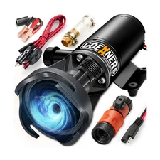 12V RV Portable Macerator Waste Pump 12GPM with Suction and Lift Kit