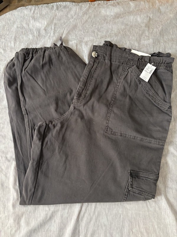 Maurice’s Elastic Waist With Tie Bottom Jeans 22W Regular 
