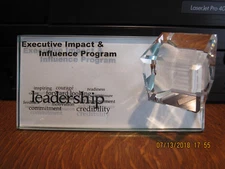 VERY RARE--ENRON CORP Executive Impact & Influence Program Award