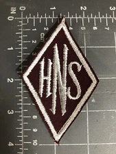 Vintage HNS Patch Crest Holy Name Of Jesus Catholic High School Academy Parish