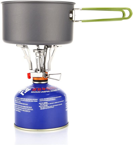 Ultralight Camping Stove Wind-Resistant Backpacking Stove - Piezo Ignition 3000W - Picture 3 of 6
