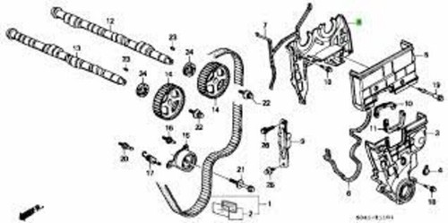Honda Genuine New CIVIC EG SIR B16A VTEC Timing Belt Upper Cover 11840-PR3-010 - Picture 4 of 4