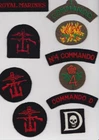 British ROYAL MARINES  COMMANDO  D shoulder title