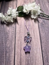 Purple Star Mobile Cell Phone Charm