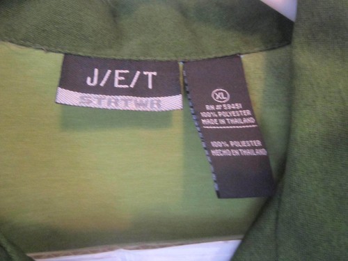 JET Streetwear Polyester Green Chopper Shirt Mens X-Large Chopper - Picture 3 of 5