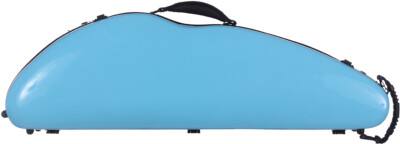 DE Geigenkoffer Glasfaser SafeFlight 4/4 M-case Hellblau