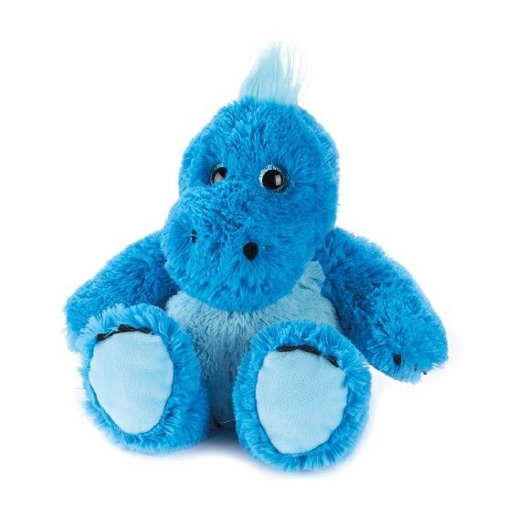 Warmies Microwavable Heatable Blue Dinosaur Plush Scented Toy Intelex Great Gift for sale online