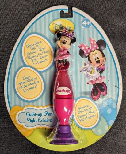 Disney Junior Minnie Mouse Light Up Pen Collectible Easter Birthday Toy 2014  - Picture 1 of 6