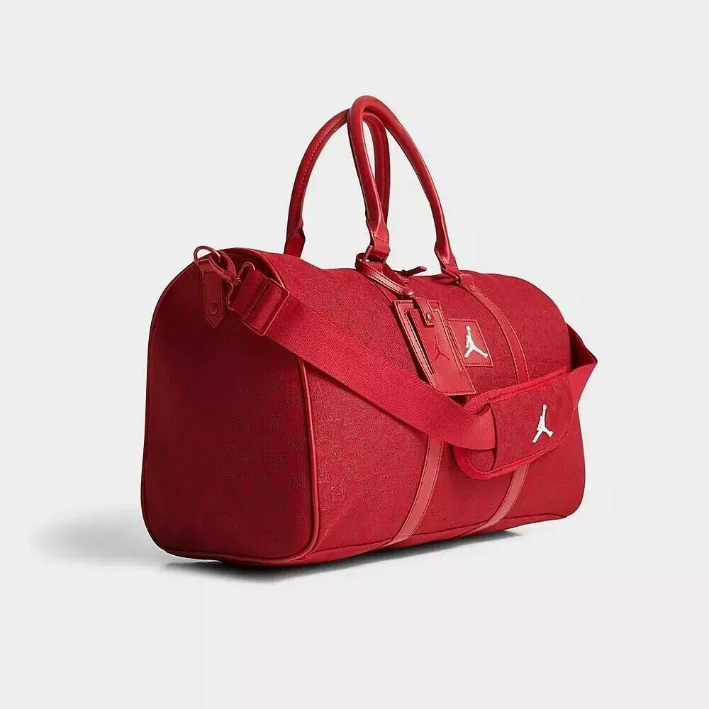 Nike Air Jordan Monogram Duffle Bag Made from Jacquard