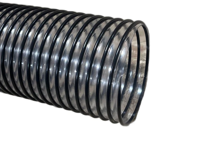 FLEXAUST 10 Foot of 10" Flexible Leaf Vac Vacuum Catcher Truck Loader Hose For Billy Goat