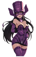 1525 Galacta Sticker, Waterproof, Laminated, Waifu, Busty, Sexy, Rivals