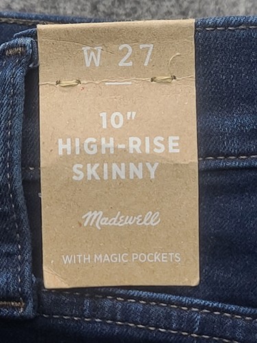 Madewell Jeans Womens 27x29 Skinny Fit High Rise Ankle Cut Magic Pockets - Picture 3 of 16