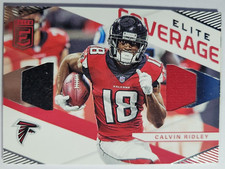 Calvin Ridley 2019 Panini Elite Coverage #EC-15 Dual Jersey Jaguars