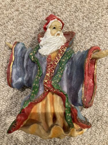 Vintage Wizard / Merlin Stoneware Ornament - 6” Tall - Picture 1 of 3
