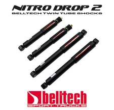 Nitro Drop 2 Front/Rear Shocks for 98-03 Nissan Frontier 2/3 Drop Belltech