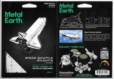 Disney Parks Metal Earth Space Shuttle Atlantis Laser Cut 3D Model NEW