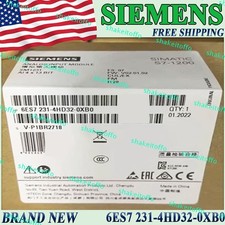 New Siemens 6ES7 231-4HD32-0XB0 6ES7231-4HD32-0XB0 S7-1200 Analog input SM 1231