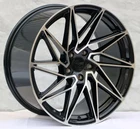 19" Wheels 19x8.5 5x114.3 ET35 CB73.1 KT20 Style Black Machined Face Rims Set 4