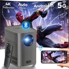 Smart Android Projector 1080P Outdoor Home Movie Projector
