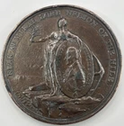 Alexander Davison's Nile Medal 1798 Lord Nelson of The Nile Bronze Original Vtg
