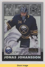 2020-21 O-Pee-Chee Platinum Retro Rookies Rainbow Jonas Johansson #R-71 READ z6b