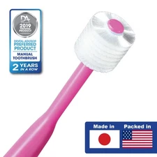 Brilliant Baby Toothbrush 4-24 Months Infants 360 Round Head Mircrofine Bristles