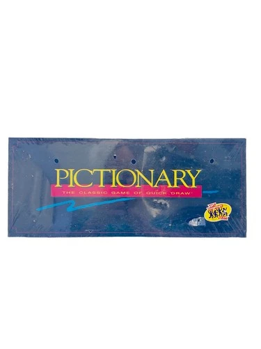 NEW SEALED Vintage Pictionary Board Game 1993 Milton Bradley Golden Games #4531