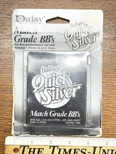 Daisy  Quick Silver Match Grade BB’s # 44057 1500 count BB cal 4.5mm NOS