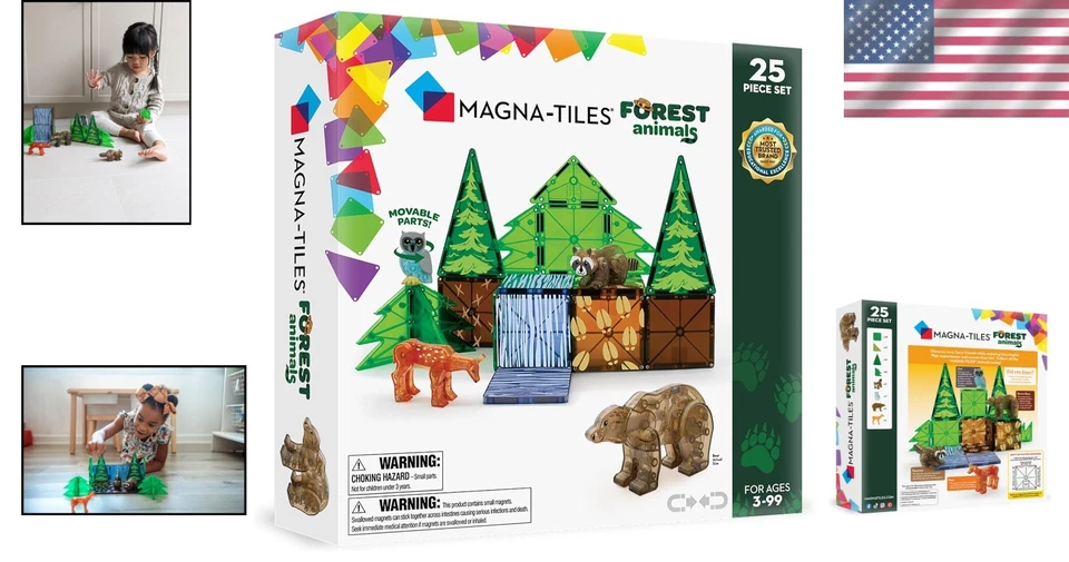 Forest Animals Magnetic Construction Set - Image 2 of 4