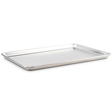 Winco 13" x 18" Aluminum Sheet Pan, 1/2 Size Large flat baking surface,