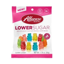 World'S Best Lower Sugar Gummi Bears | 1.76Oz of Candy | Gluten Free, Fat Free,